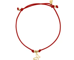 Bransoletka z elementami srebra - motyl