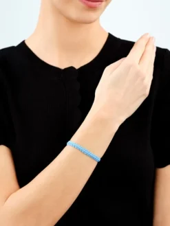 Bransoletka z elementami srebra