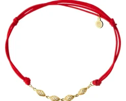 Bransoletka z elementami z żółtego złota