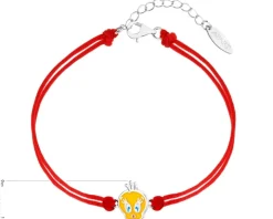 Bransoletka z elementami srebra i emalią - Looney Tunes, Tweety, Warner Bros. Discovery