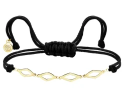 Bransoletka z elementami z żółtego złota