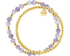 Bransoletka z mosiądzu pozłacana z kamieniami jubilerskimi - kocie oko