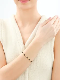 Bransoletka z mosiądzu pozłacana