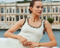 Bransoletka z mosiądzu pozłacana