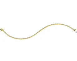 Bransoletka z żółtego złota z brylantami - 18 cm - 1,00 ct - próba 585