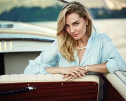 Bransoletka z żółtego złota z brylantami - 0,88 ct - próba 585