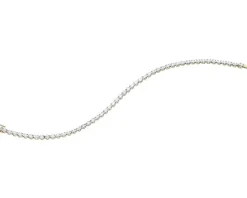 Bransoletka z żółtego złota z brylantami - 18 cm - 3,00 ct - próba 585