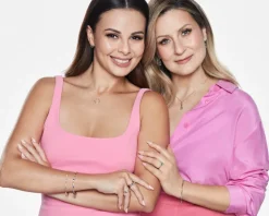 Bransoletka z żółtego złota z brylantem i kamieniami ozdobnymi - 18 cm - próba 585