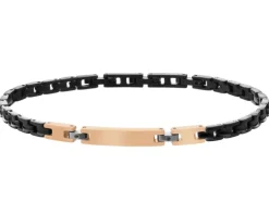 Bransoletka ze stali szlachetnej z cyrkoniami