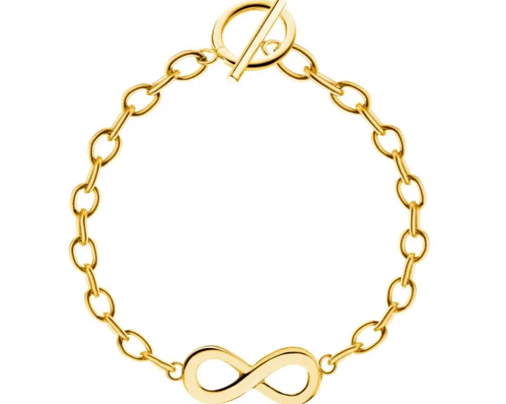 Bransoletka ze stali szlachetnej - nieskończoność