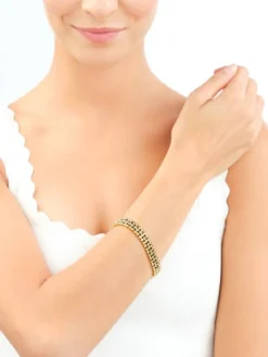 Bransoletka ze stali szlachetnej - kulki