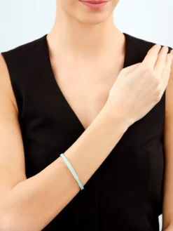 Bransoletka ze stali szlachetnej i masy żywicznej