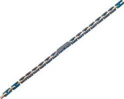 Bransoletka ze stali szlachetnej z cyrkoniami