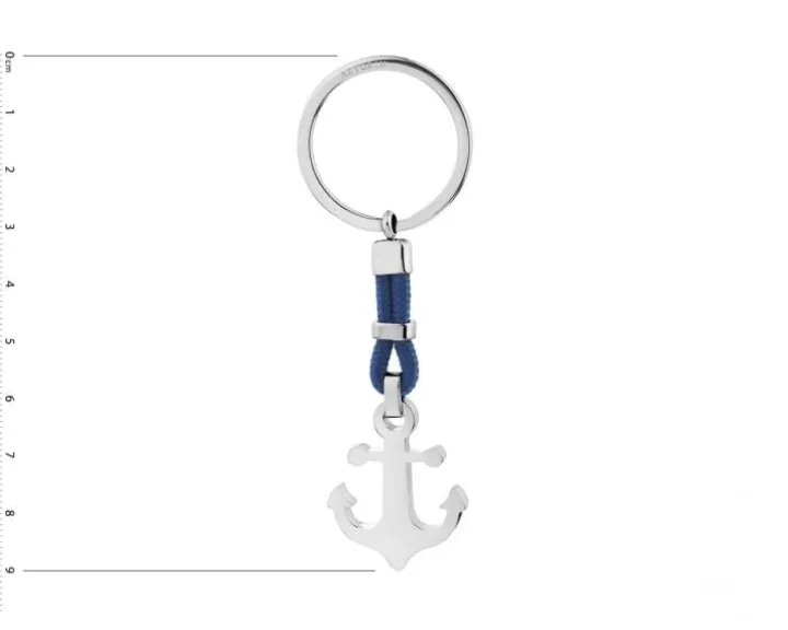 Brelok ze stali szlachetnej - kotwica