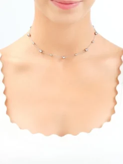 Choker ze stali szlachetnej - kulki