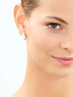 Kolczyki srebrne - łezki