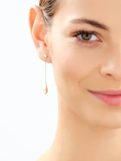 Kolczyki srebrne - łezki