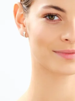 Kolczyki srebrne - łezki