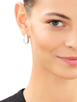 Kolczyki srebrne - łezki