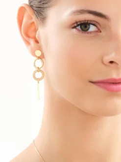 Kolczyki srebrne - koła