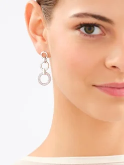 Kolczyki srebrne - koła