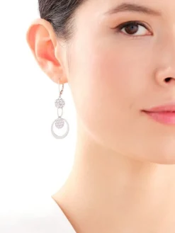 Kolczyki srebrne - koła