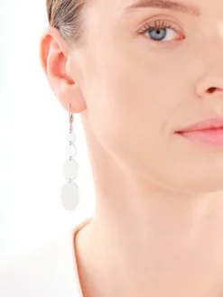 Kolczyki srebrne - koła