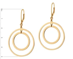 Kolczyki srebrne - koła