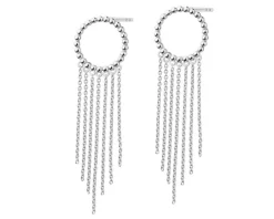 Kolczyki srebrne - koła