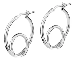 Kolczyki srebrne - koła