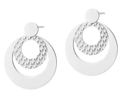 Kolczyki srebrne - koła