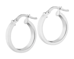 Kolczyki srebrne - koła