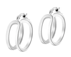 Kolczyki srebrne - koła