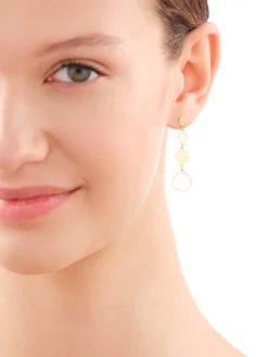 Kolczyki srebrne - koła