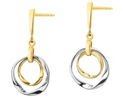 Kolczyki srebrne  - koła