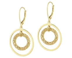 Kolczyki srebrne - koła