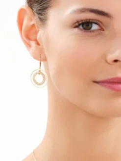 Kolczyki srebrne - koła