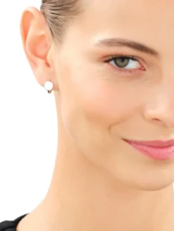 Kolczyki srebrne - koła