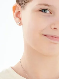 Kolczyki srebrne - konie