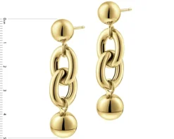 Kolczyki srebrne - kulki