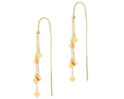 Kolczyki srebrne - kwadraty