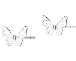 Kolczyki srebrne - motyle