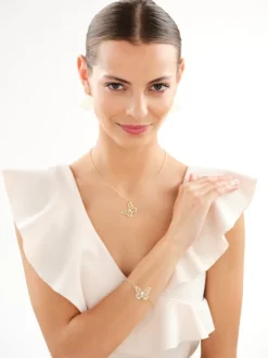 Kolczyki srebrne - motyle