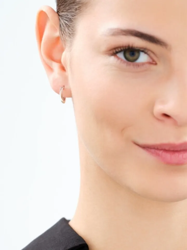 Kolczyki srebrne - serca