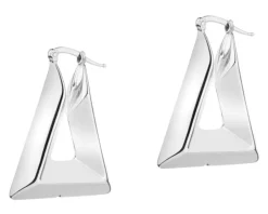 Kolczyki srebrne - trójkąty