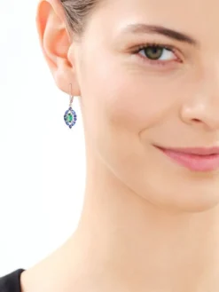 Kolczyki srebrne z cyrkoniami