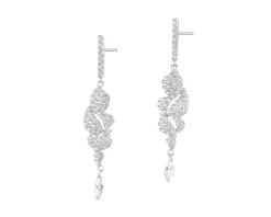 Kolczyki srebrne z cyrkoniami