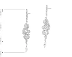 Kolczyki srebrne z cyrkoniami