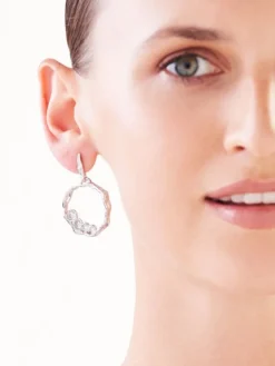 Kolczyki srebrne z cyrkoniami