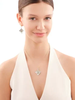 Kolczyki srebrne z cyrkoniami